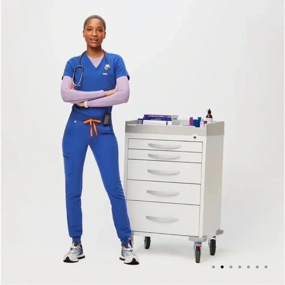 FIGS LIMITED EDITION ZAMORA JOGGERS Size L Petite Nurse Scrubs Medical Doctor - Picture 5 of 13